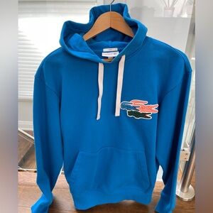 Lacoste Unisex Blue Hoodie with Logo